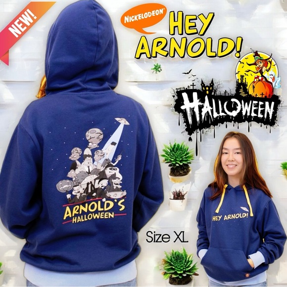 Nickelodeon Other - Hey Arnold! “Arnold’s Halloween” Hoodie, Nick Box